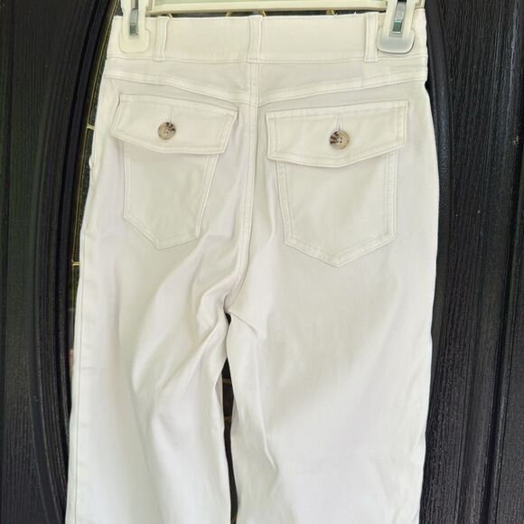 Spanx Super smooth Stretch Twill Cropped Wide Leg Pant - XS - Picture 6 of 13